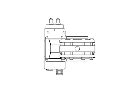 Butterfly valve BR DN080 FVF NC E