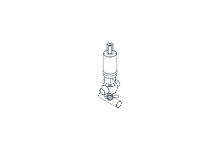 Aseptic double seat valve