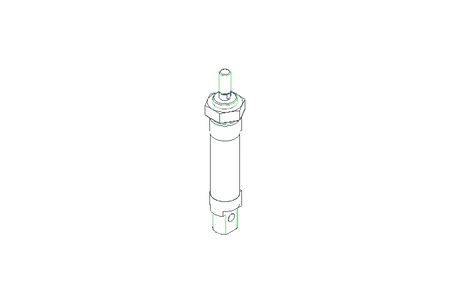 Doppelt wirkender Zylinder D25 Hub30