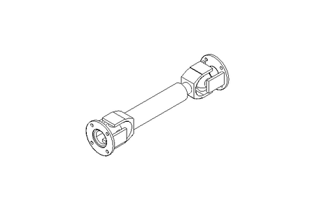 Universal joint shaft D=65 L1=280 L2=310