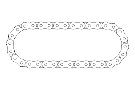 ROLLER CHAIN 10B-1  34GL.D8187