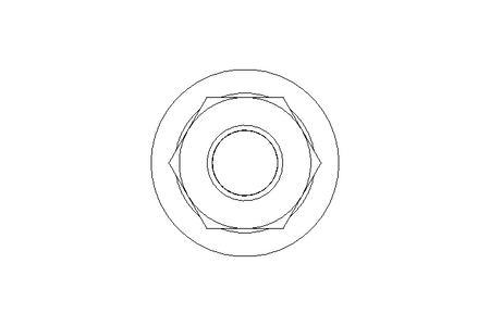 Écrou hexagonal M6 St-Zn