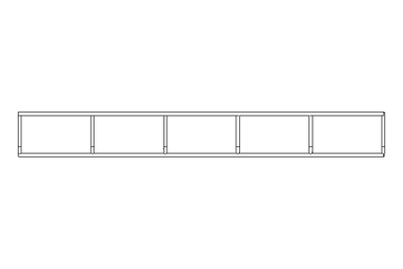 Canaleta grade 60x60x2000 mm