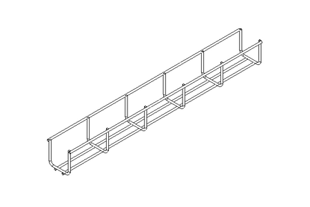 Canaleta grade 60x60x2000 mm