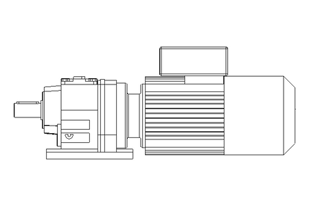 Motor redutor com engren. 0,55kW 47