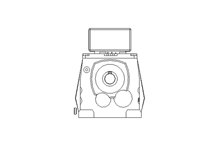 Spur gear motor 0.55kW 47 1/min