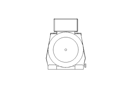 Spur gear motor 0.55kW 47 1/min