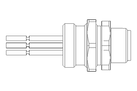 Stecker 5-polig 0,5 m