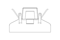 Flat cable clamp 31 mm