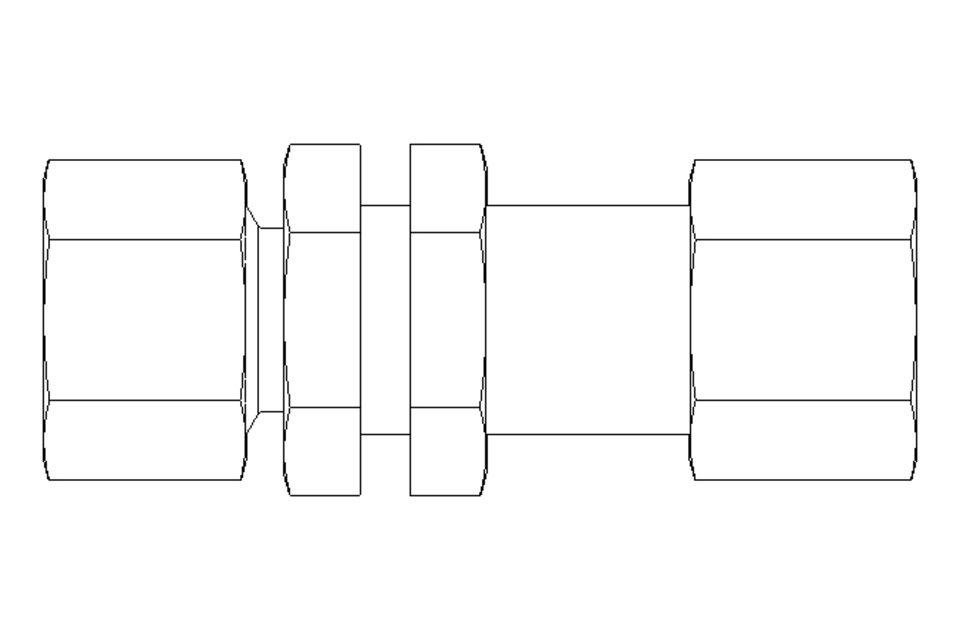 Thread. bulkhead connect. L 12/12