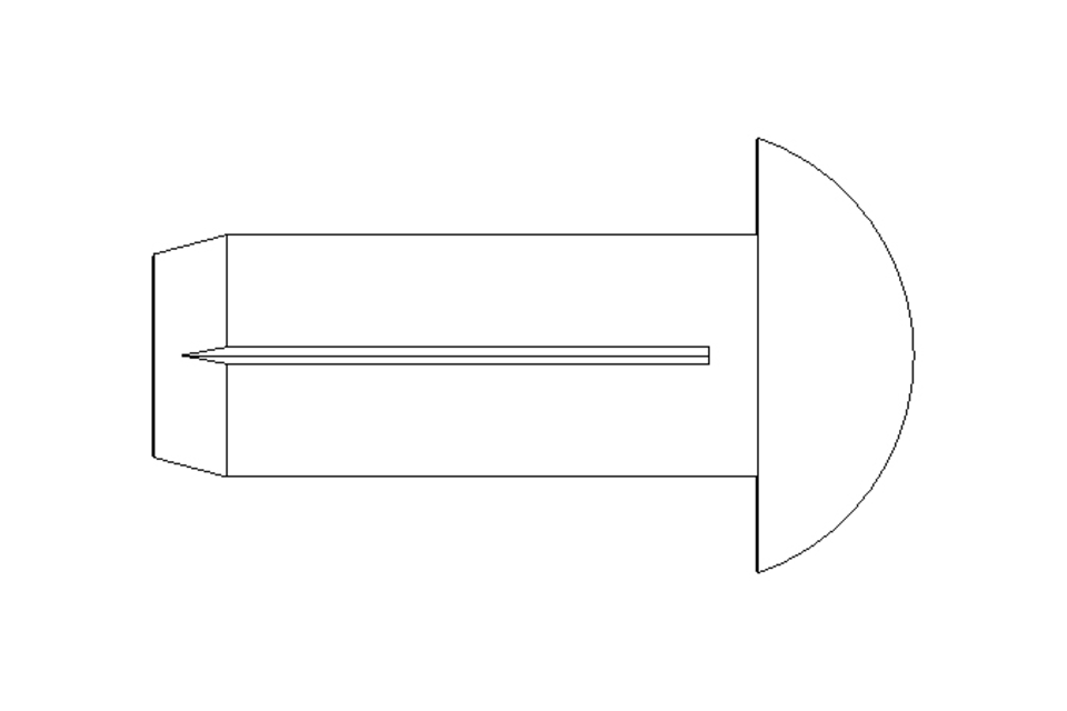 Grooved drive stud ISO8746 4x10 A2