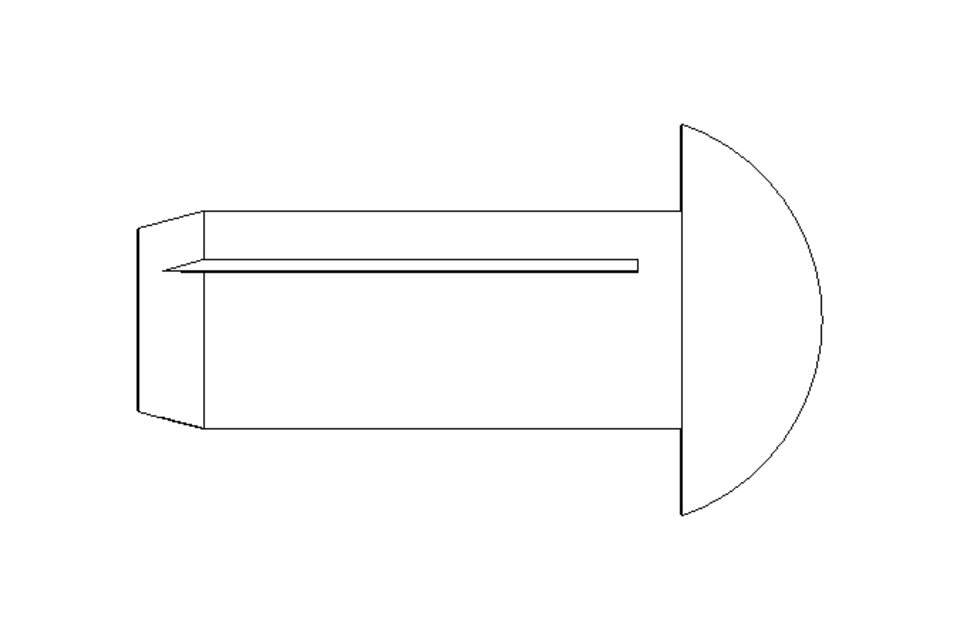 Grooved drive stud ISO8746 4x10 A2