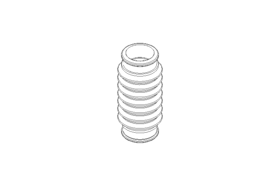 Rubber bellows L=35-82 d=35