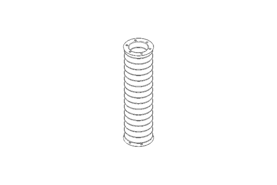 Гофрированный кожух L=65-470 d=58