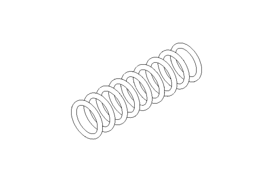 Druckfeder 3,2x25,0x94,5x8,5