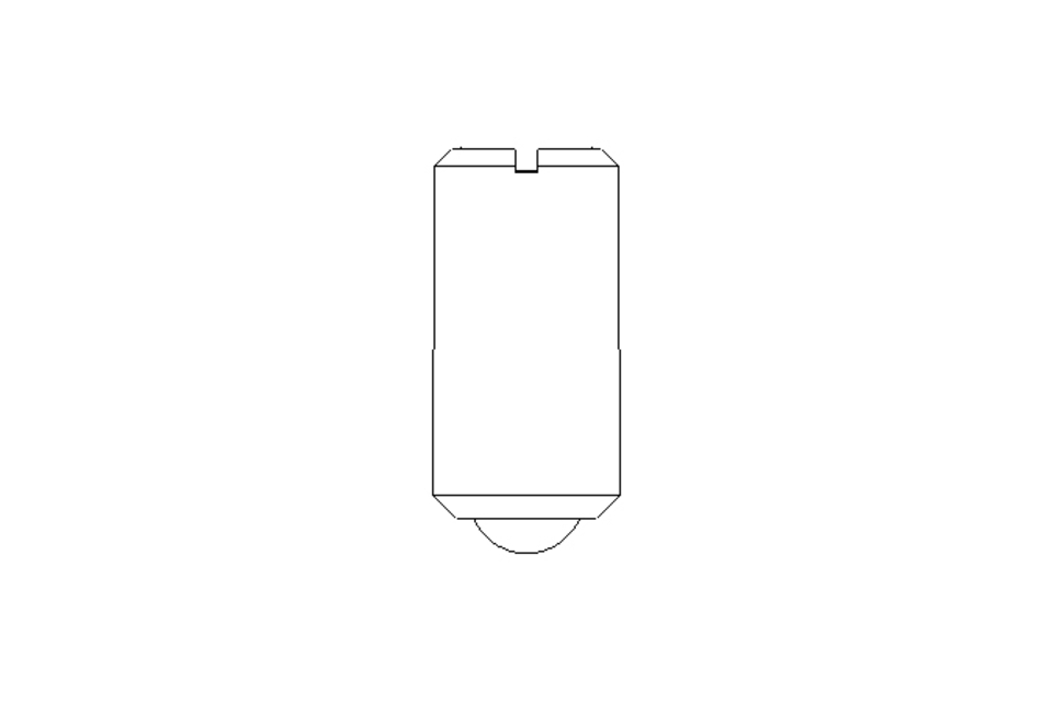 Spring-loaded pressure piece 1.4305