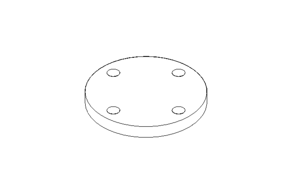 Flansch DN 50 PN 16 A4 DIN EN 1092-1