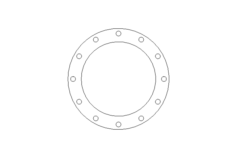 FLANGE  B300X323,9 DIN 2576 A2