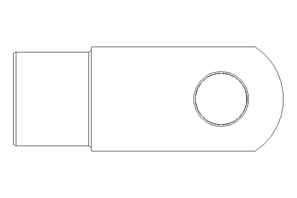 Gabelkopf G10X20  DIN 71752