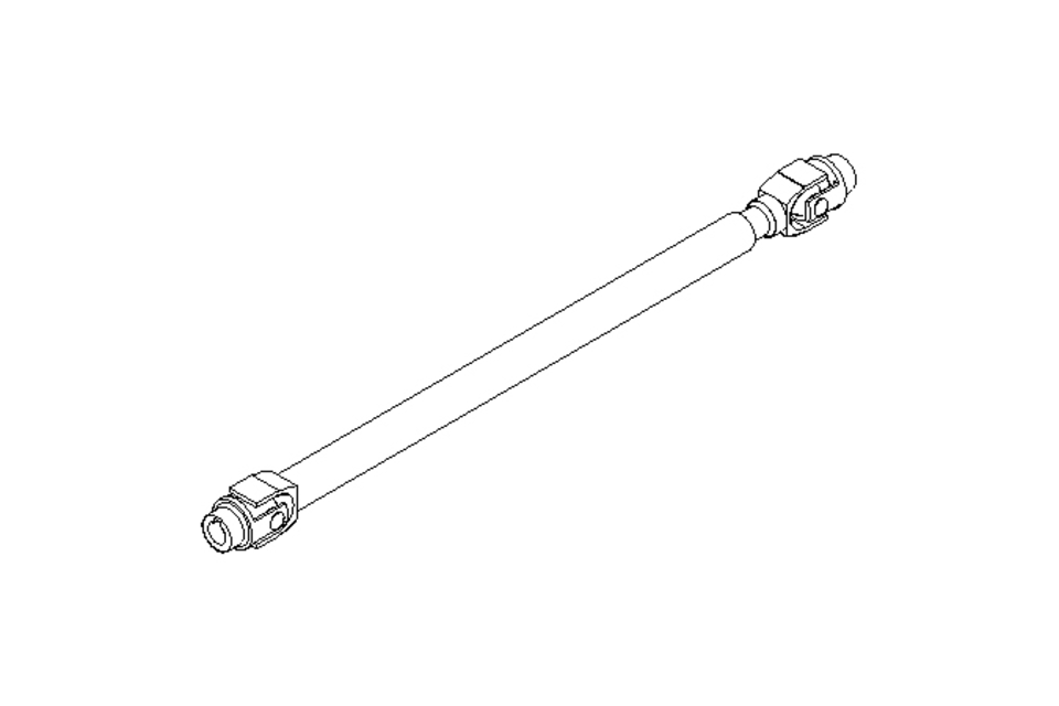 Universal joint shaft D=32 L1=695 L2=755