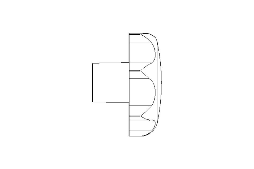 STAR KNOB   K50-FS/MS DIN 6336