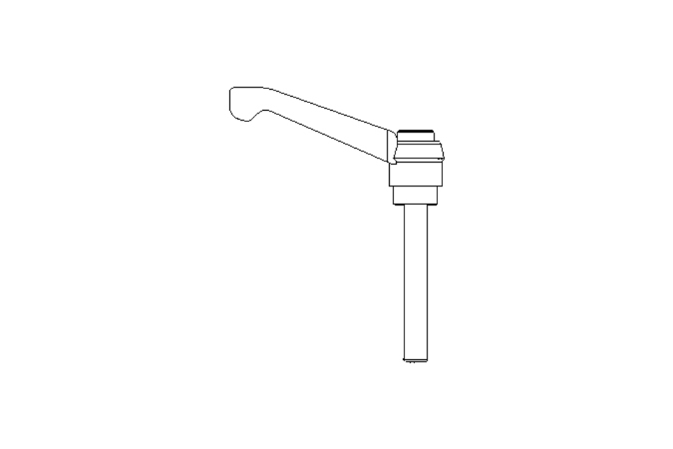 CLAMPING LEVER 15G GR2 M 8X55