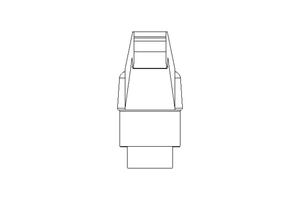 Klemmhebel K M8 Gr.2 verstellbar