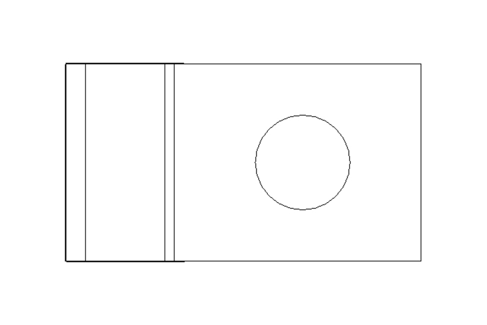 Braçadeira de tubo D=4 B=10