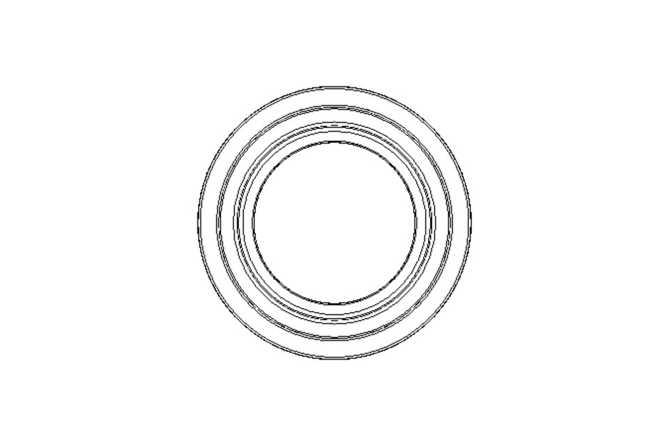 Needle roller bearing NA4905 RS 25x42x17