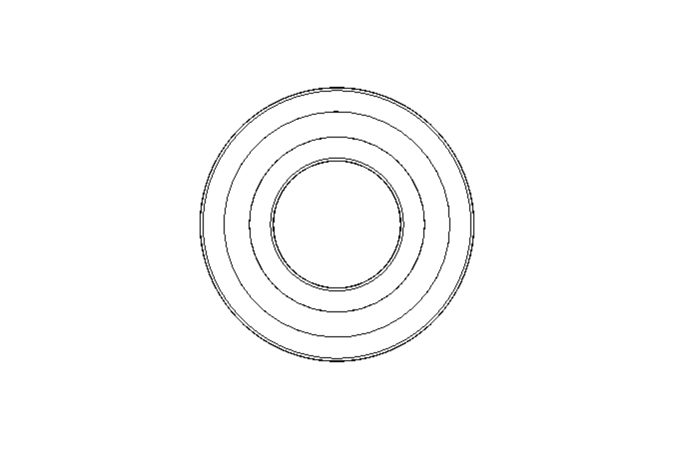 Rillenkugellager 6002 2RS 15x32x9