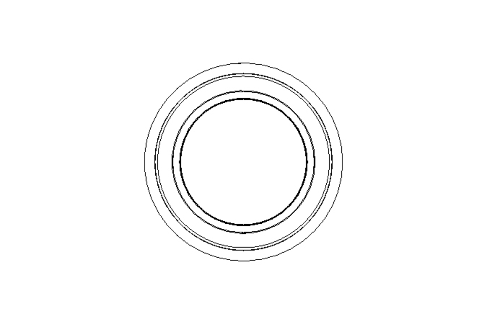 Thrust needle ball bearing NKX30 Z 30x42