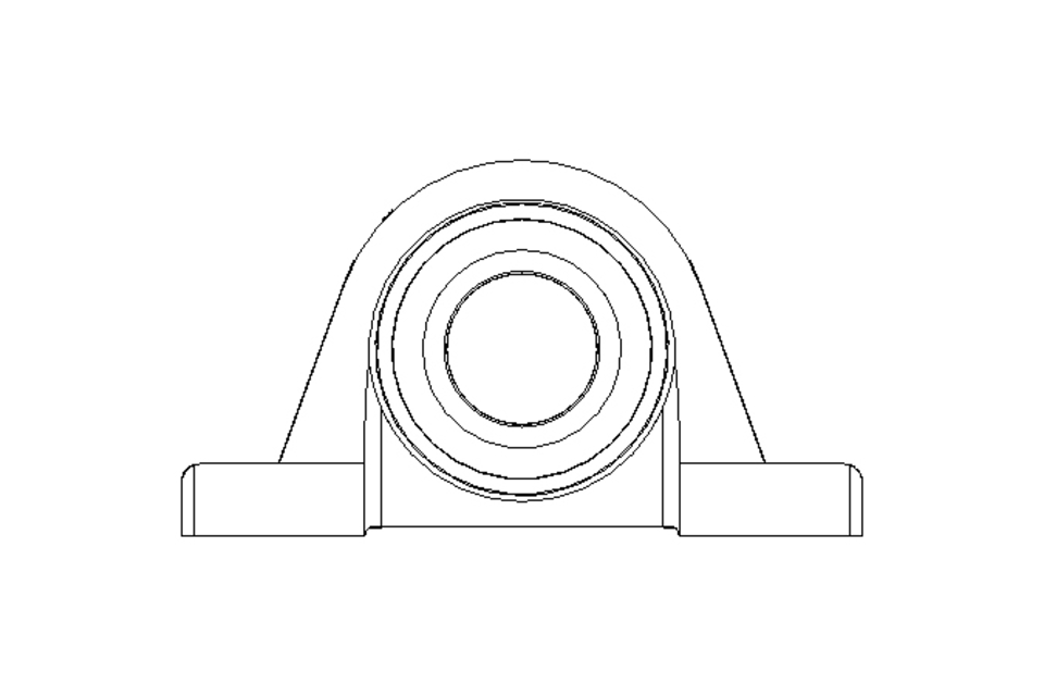 Pillow block RASE 40x49.2x56.3