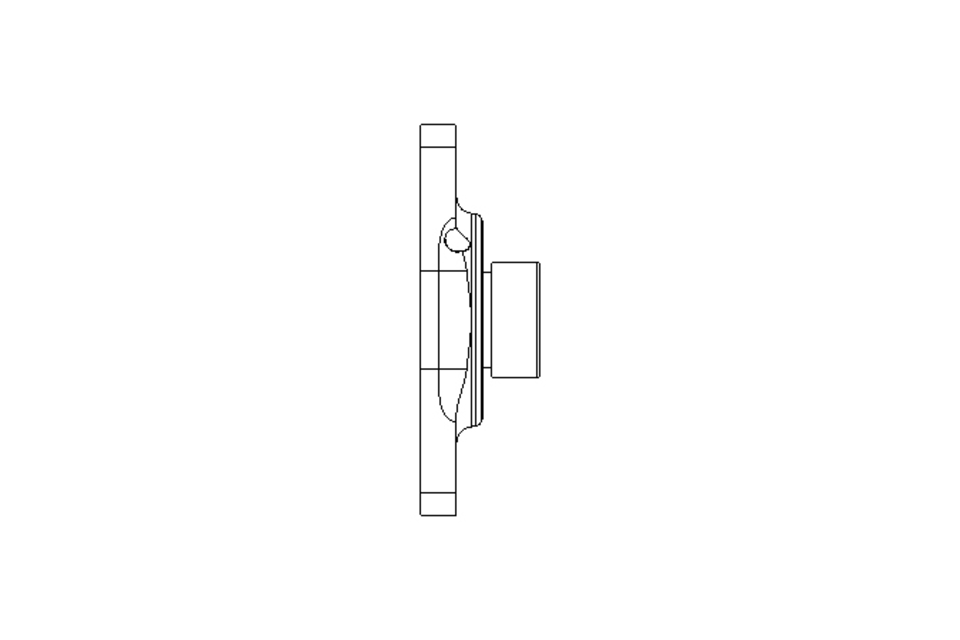 Flange bearing PCFT 20x61x31