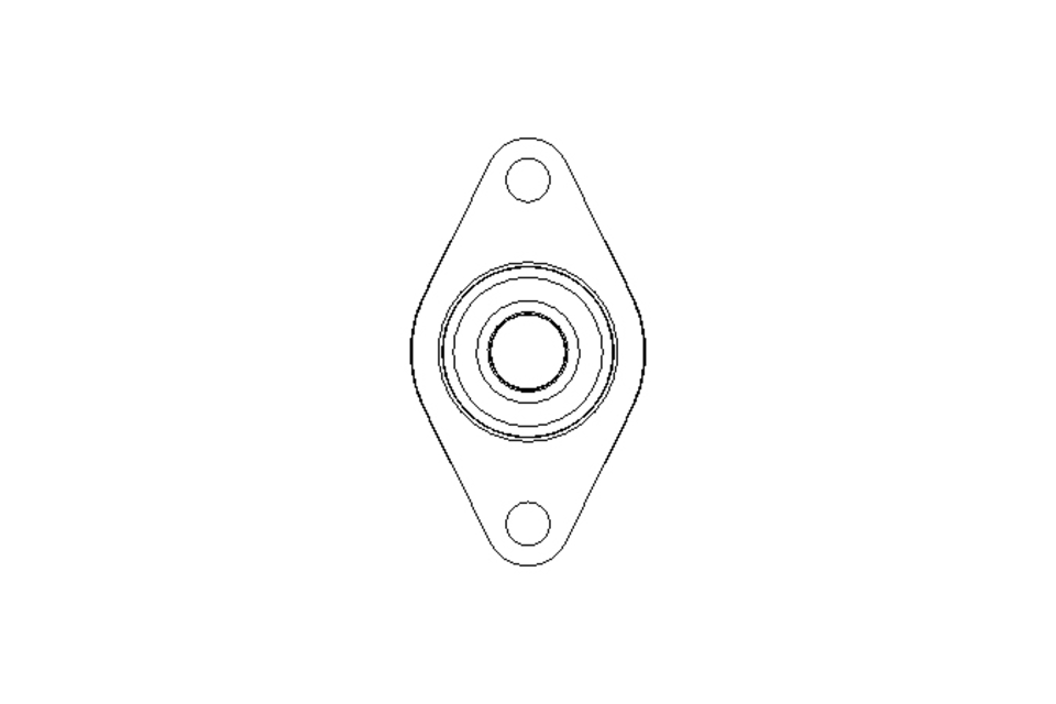 Flange bearing PCFT 20x61x31