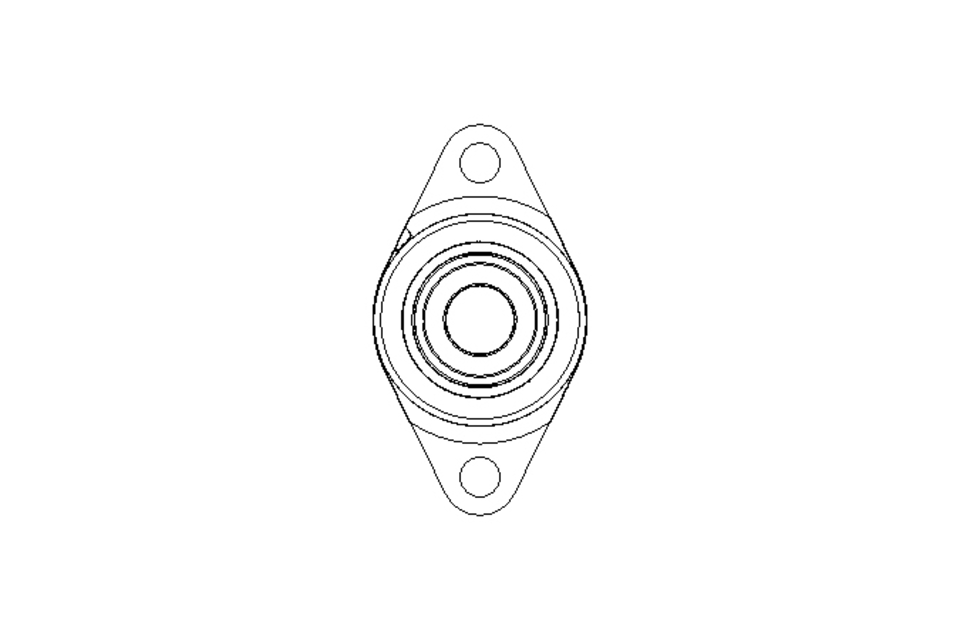 Flange bearing PCFT 20x61x31