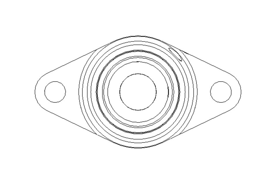 Flange bearing PCJT 20x61x31