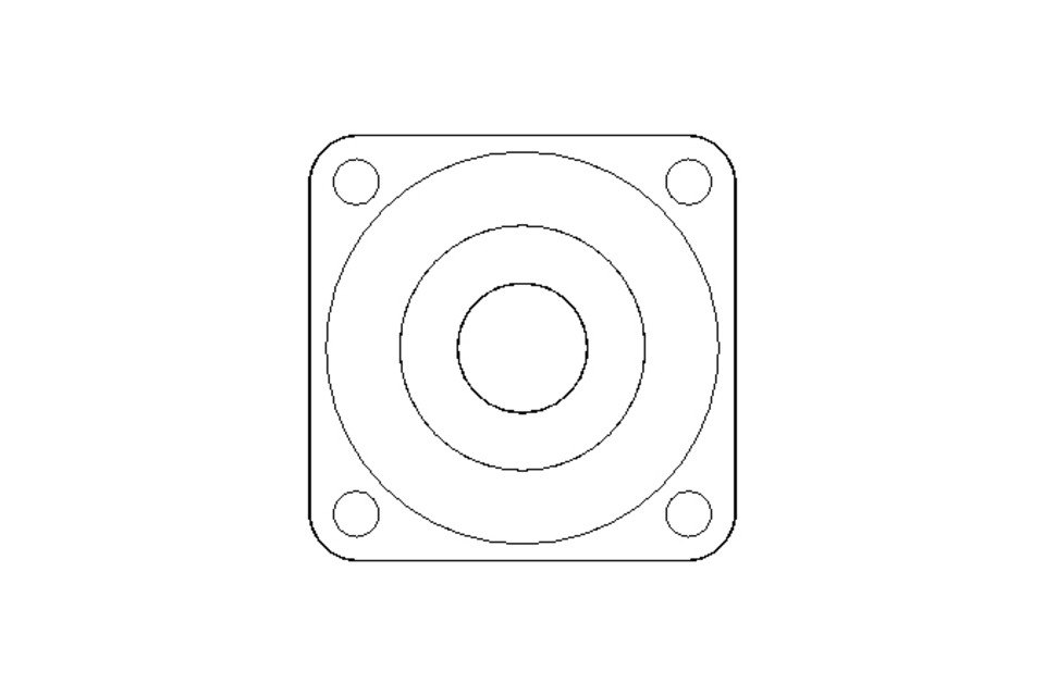 Flange bearing RCJ 40/56.3x130