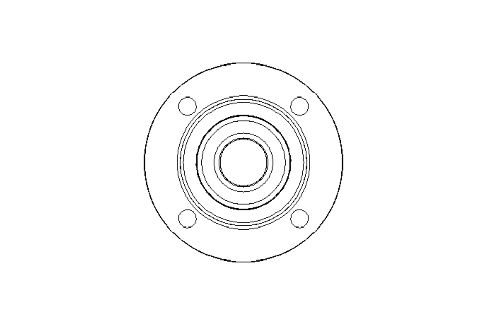 Cuscinetto flangiato PME FA125.8 30x125