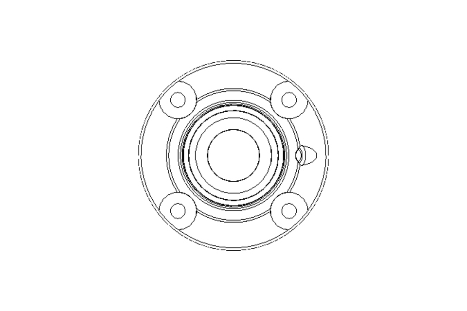 Palier-bride RFE FA125.8 40x145x56,3