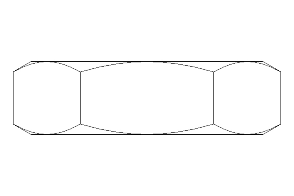 Hexagon nut M4 A2 DIN439