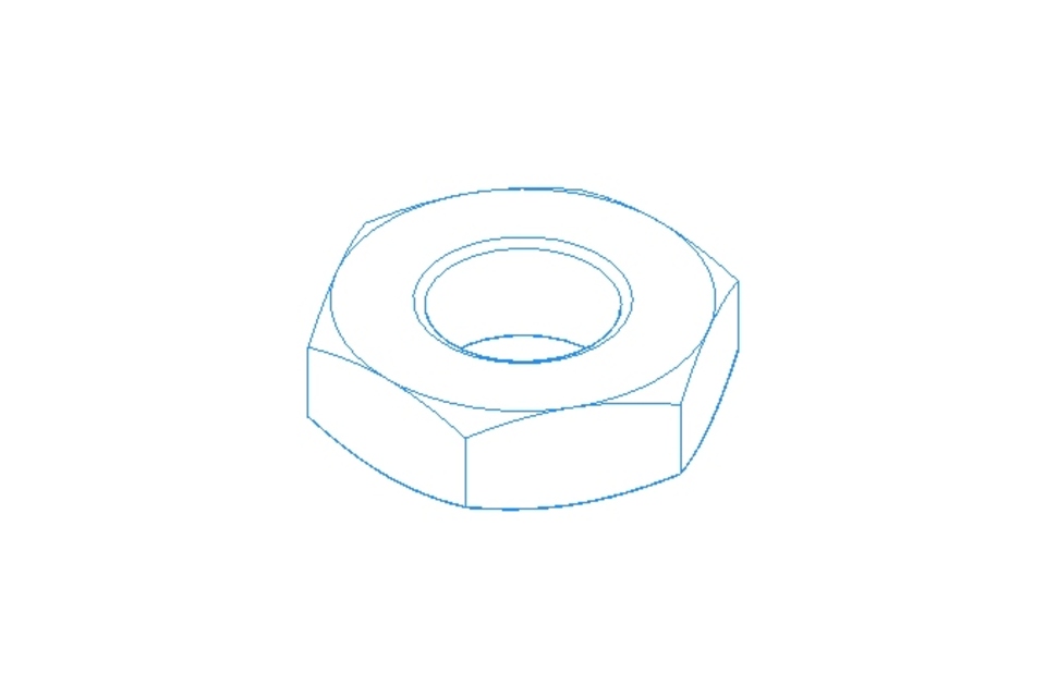 Hexagon nut M8 A2 DIN439