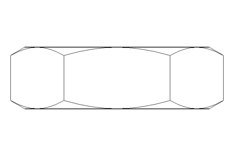 Hexagon nut M16 St-Zn DIN439