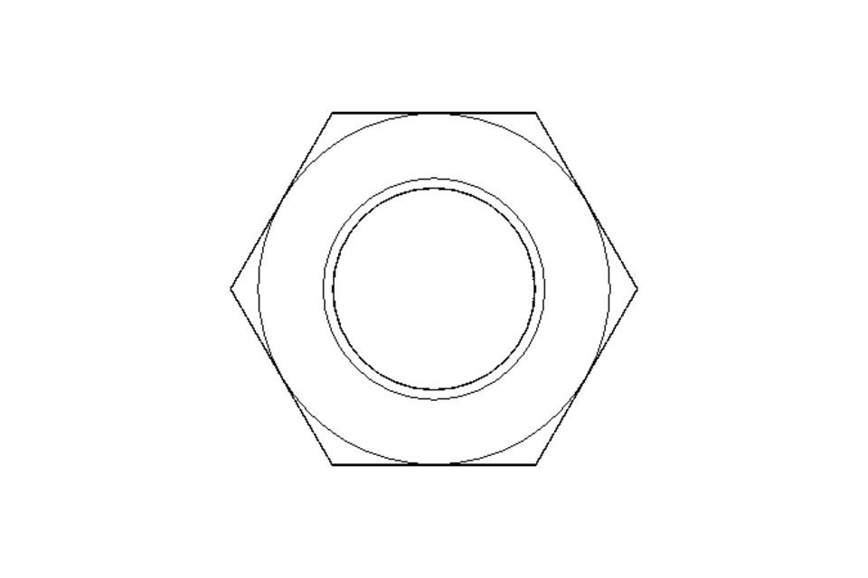 Hexagon nut M16 A2 DIN439