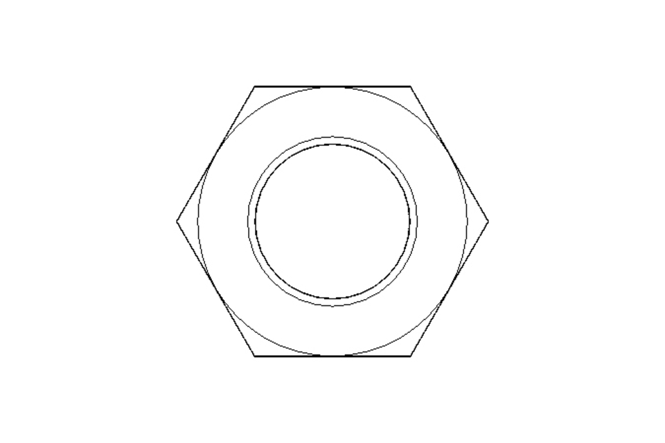 Écrou hexagonal M20 A2 DIN439