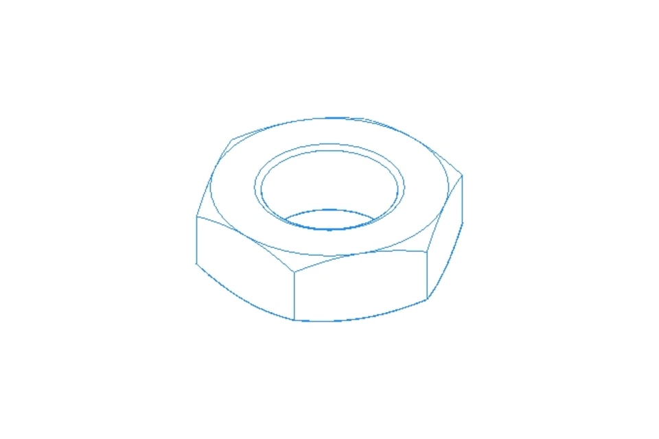 Hexagon nut M24 A2 DIN439