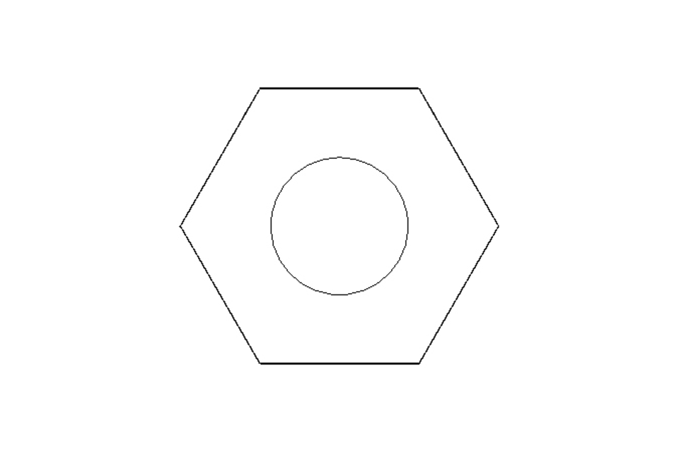 Hexagon cap nut M10 A2 DIN917