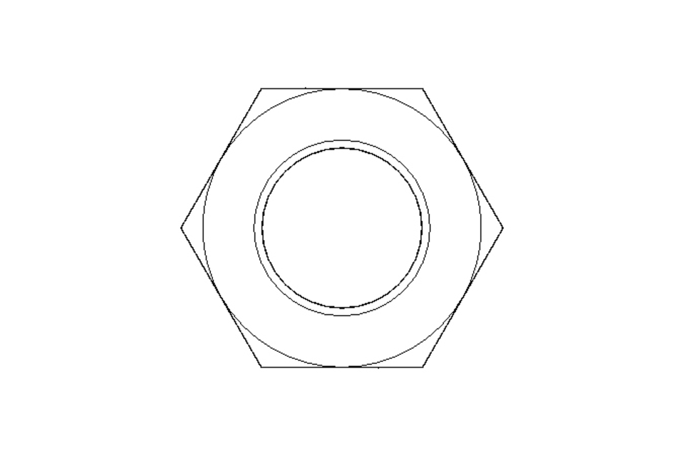 Dado esagonale M12x1,5 A4 DIN934