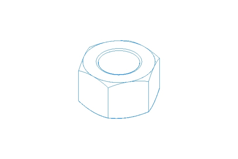 Hexagon nut M12x1.5 A4 DIN934