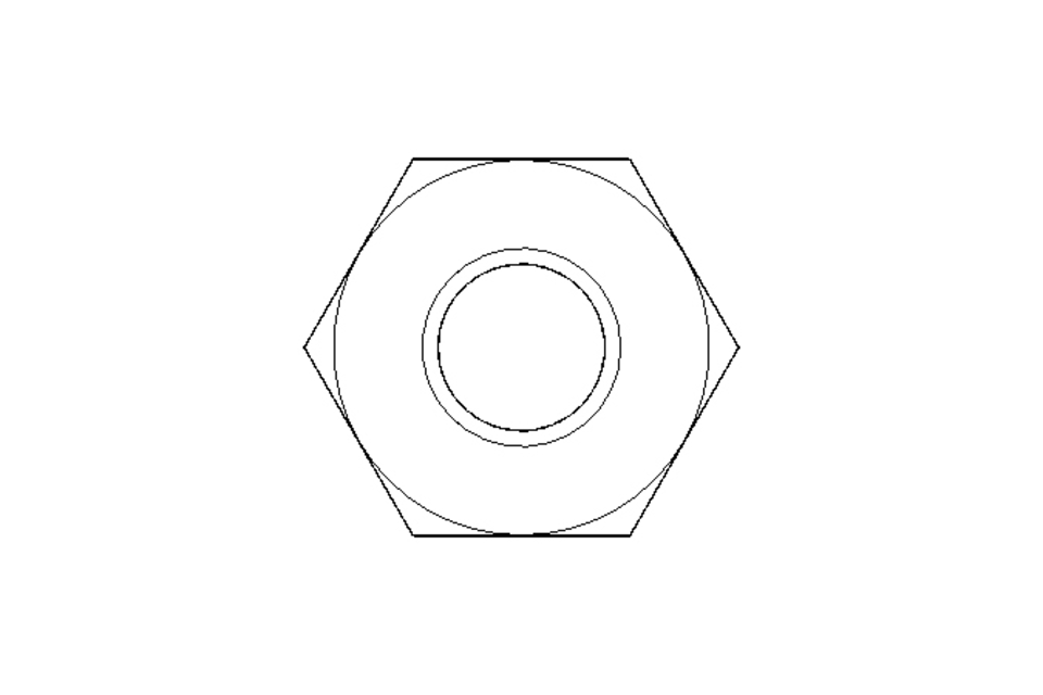 Hexagon nut M3 A2 DIN934