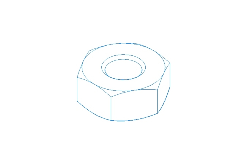 Hexagon nut M3 A2 DIN934